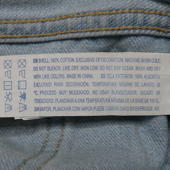 Forever 21 Light Wash Jean Shorts, size 28 - Picture 10 of 10